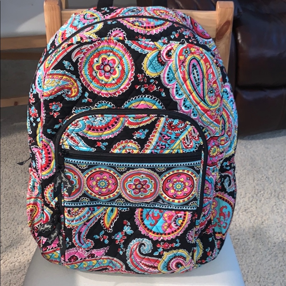 Vera Bradley Campus Backpack - Parisian Paisley